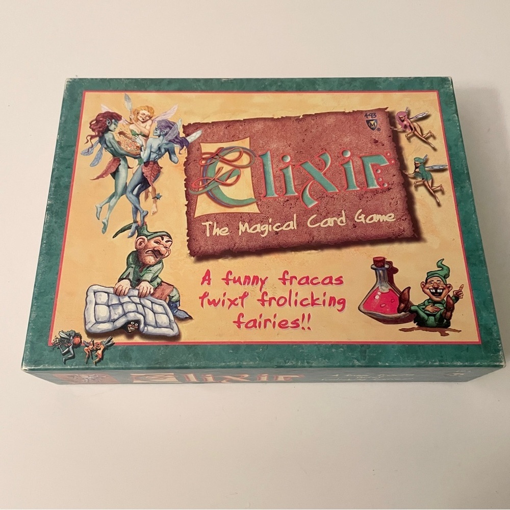 Vtg Elixir The Magical Card Game Mayfair Games 2000 Complete 3-8 Players